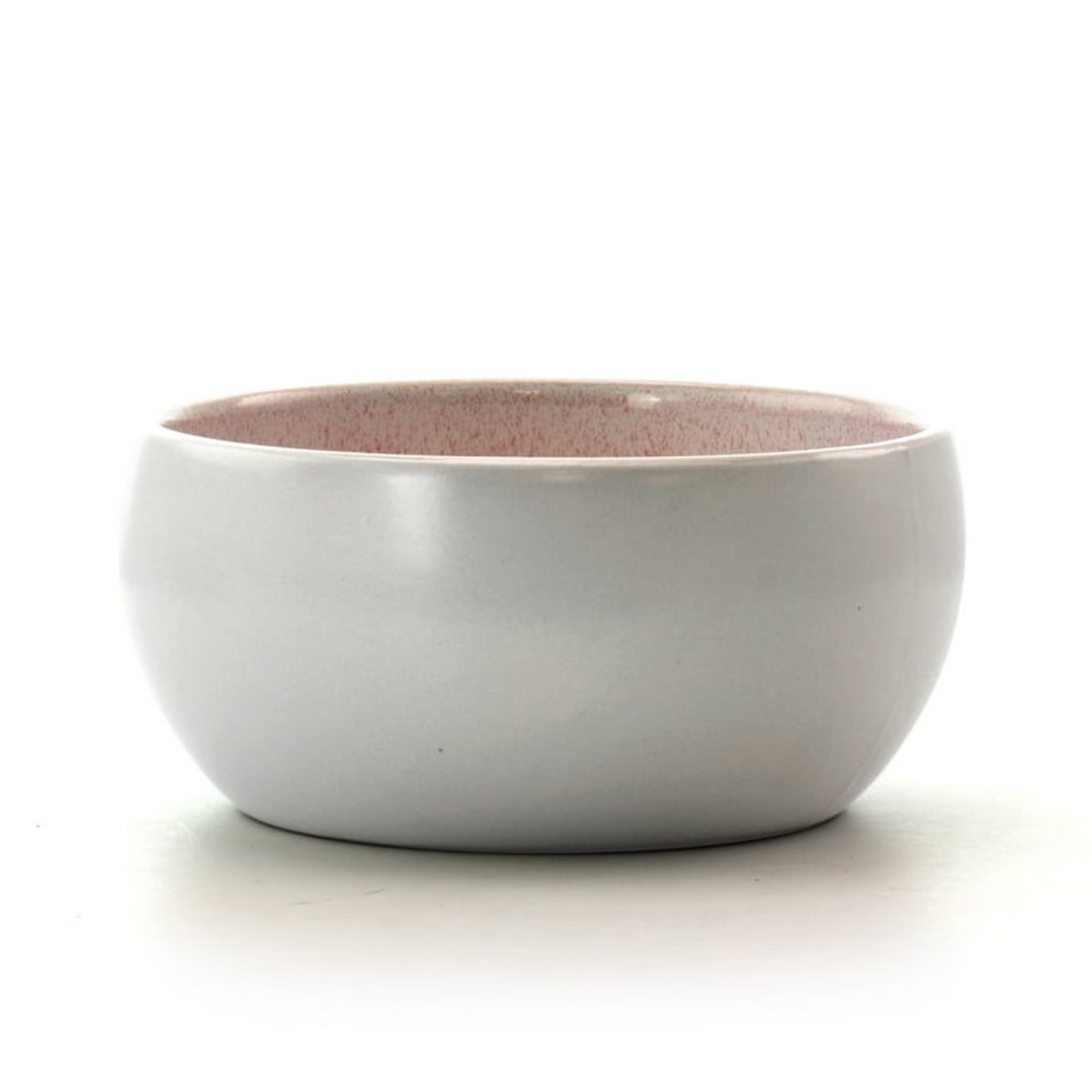 Elama Mocha Stoneware Bowls Purple Set of 4